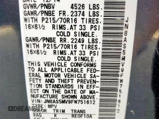 2015 Nissan Rogue S z VIN JN8AS5MV9FW751612, wystawiony jako Copart lot #60938475 z przebiegiem 189 815 mil mil oraz Szkoda całkowita • Salvage title. Historia ofert i sprzedaży dostępna na DreamBid. Obrazek 14.