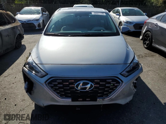 2020 Hyundai Ioniq SE with VIN KMHC75LC7LU241476, listed as a Copart auction lot 48621135 with 21,530 mi miles and Salvage title. Bid and sale history available at DreamBid. Image 5.