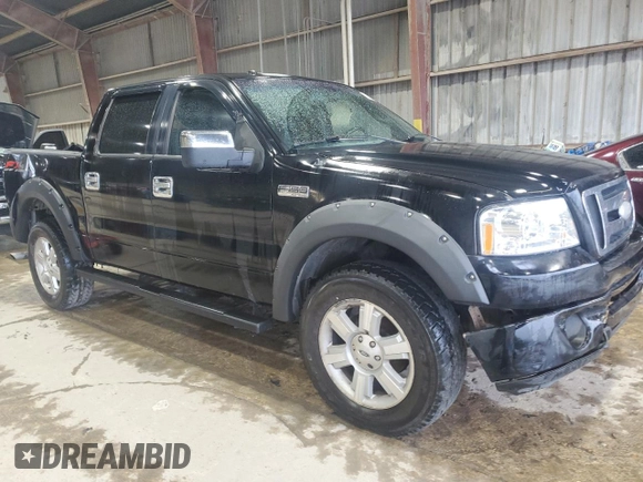 2006 Ford F-150 XLT with VIN 1FTPW14546FA00081, listed as a Copart auction lot 63607045 with 106,828 mi miles and Salvage title. Bid and sale history available at DreamBid. Image 4.