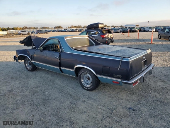 1985 Chevrolet El Camino with VIN 3GCCW80H5FS902841, listed as a Copart auction lot 72969904 with NaN miles and Salvage Title. Bid and sale history available at carsss.com. Image 2.