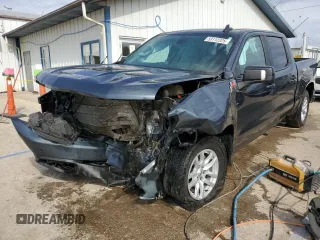 2019 Chevrolet Silverado 1500 RST with VIN 1GCUYEED5KZ124248, listed as a Copart auction lot 53112225 with Not Provided miles and Salvage Title. Bid and sale history available at DreamBid. Image 1.