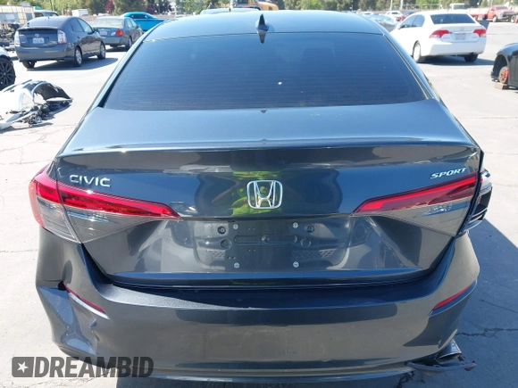2024 Honda Civic Sport with VIN 2HGFE2F57RH559288, listed as a IAAI auction lot 42206774 with 23,674 mi miles and . Bid and sale history available at DreamBid. Image 16.
