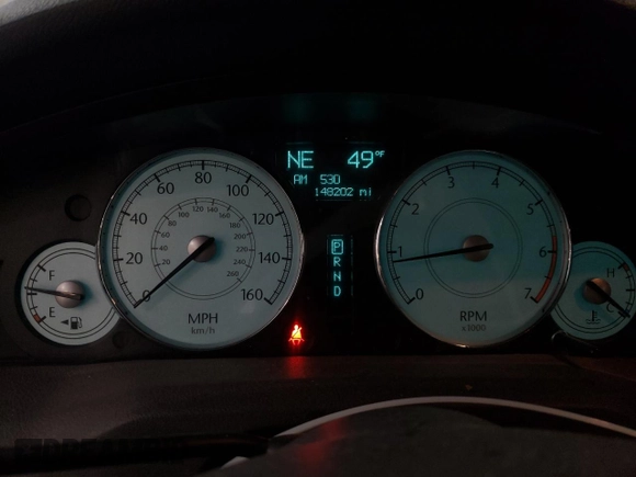 2005 Chrysler 300 C z VIN 2C3JA63H55H119210, wystawiony jako Copart lot #54727045 z przebiegiem 148 202 mil mil oraz Szkoda całkowita • Salvage title. Historia ofert i sprzedaży dostępna na DreamBid. Obrazek 9.