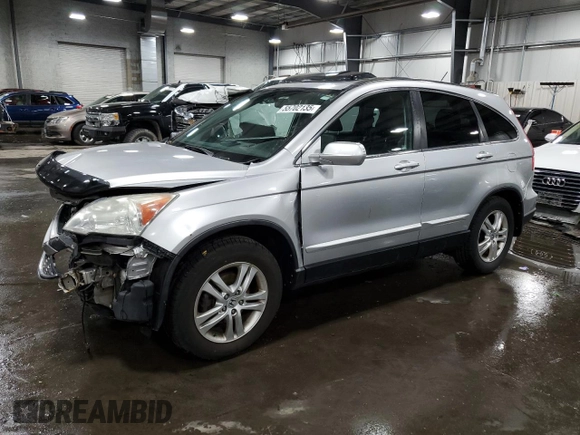 2010 Honda CR-V EX-L with VIN 5J6RE4H7XAL065367, listed as a Copart auction lot 55702135 with 181,891 mi miles and Salvage title. Bid and sale history available at DreamBid. Image 1.