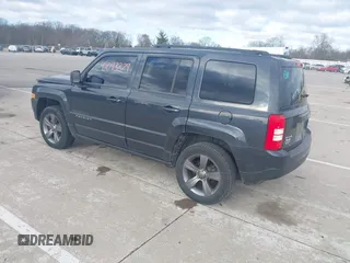 2015 Jeep Patriot High Altitude with VIN 1C4NJRFBXFD145130, listed as a IAAI auction lot 42043379 with 82,420 mi miles and . Bid and sale history available at carsss.com. Image 3.