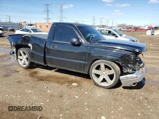 2003 Chevrolet Silverado 1500 with VIN 1GCEC14V13Z355736, listed as a Copart auction lot 49914325 with 165,683 mi miles and Salvage Title. Bid and sale history available at carsss.com. Image 4.