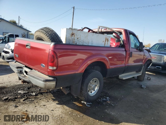2001 Ford Super Duty F-250 XL with VIN 1FTNF21F11ED51619, listed as a Copart auction lot 77959404 with 342,199 mi miles and Salvage Title. Bid and sale history available at carsss.com. Image 3.