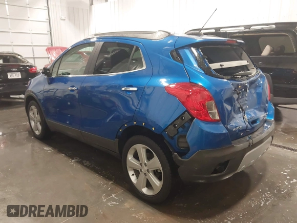 2016 Buick Encore with VIN KL4CJASB5GB601797, listed as a IAAI auction lot 41909757 with 112,814 mi miles. Bid and sale history available at carsss.com. Image 3.