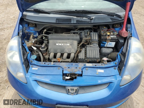 2007 Honda Fit with VIN JHMGD38437S043630, listed as a Copart auction lot 68904544 with 127,279 mi miles and Salvage Title. Bid and sale history available at carsss.com. Image 12.
