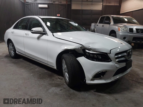 2021 Mercedes-Benz C 300 with VIN W1KWF8EB5MR635319, listed as a IAAI auction lot 42340370 with 14,301 mi miles and . Bid and sale history available at DreamBid. Image 6.