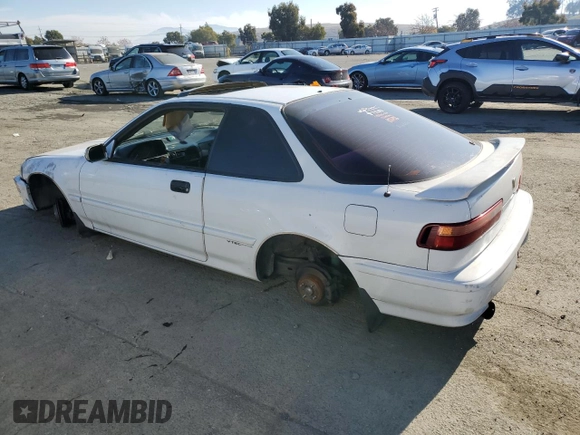 1992 Acura Integra with VIN JH4DA9357NS001599, listed as a Copart auction lot 83796424 with 188,218 mi miles and Salvage title. Bid and sale history available at DreamBid. Image 2.