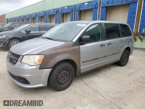 2013 Ram Cargo Van Tradesman with VIN 2C4JRGAG7DR697533, listed as a Copart auction lot 55309755 with 261,682 mi miles and Clean Title. Bid and sale history available at DreamBid. Image 1.
