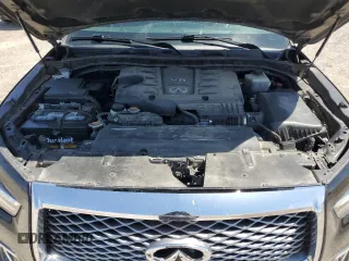 2018 Infiniti QX80 z VIN JN8AZ2NF1J9663159, wystawiony jako Copart lot #57678515 z przebiegiem 109 584 mil mil oraz Szkoda całkowita • Salvage title. Historia ofert i sprzedaży dostępna na DreamBid. Obrazek 12.