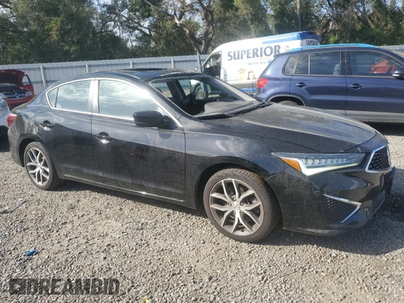 2022 Acura ILX Premium with VIN 19UDE2F73NA003903, listed as a Copart auction lot 80282744 with 34,671 mi miles and Non Repairable. Bid and sale history available at DreamBid. Image 4.