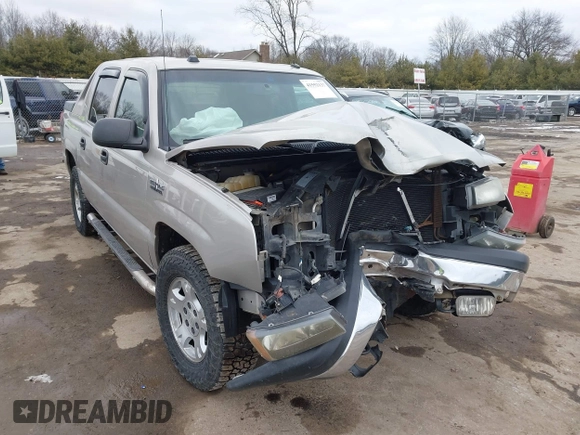 2004 Chevrolet Avalanche Z71 with VIN 3GNEK12T34G116461, listed as a IAAI auction lot 41552137 with Not Provided miles and . Bid and sale history available at DreamBid. Image 1.