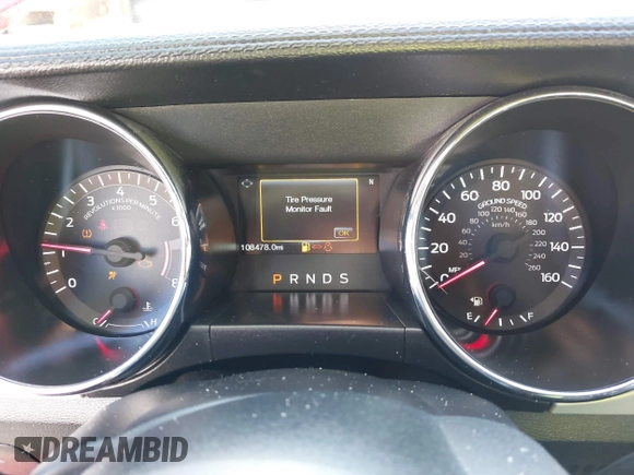2016 Ford Mustang EcoBoost with VIN 1FA6P8TH8G5274653, listed as a IAAI auction lot 41402917 with 108,478 mi miles and . Bid and sale history available at carsss.com. Image 7.