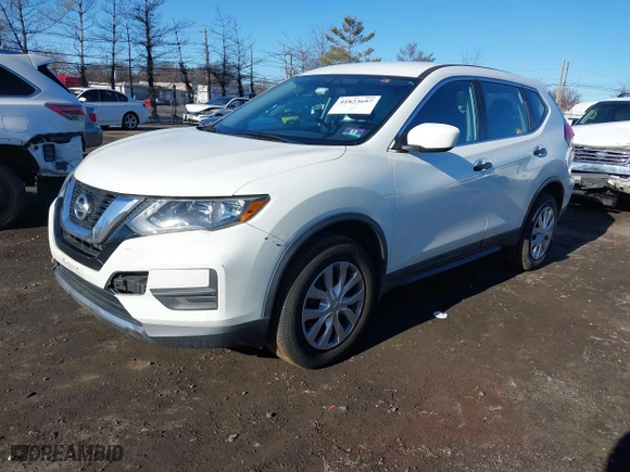 2017 Nissan Rogue SV with VIN 5N1AT2MV6HC784722, listed as a IAAI auction lot 41823697 with 87,169 mi miles. Bid and sale history available at carsss.com. Image 17.