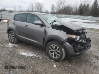 2016 Kia Sportage LX with VIN KNDPB3AC5G7823690, listed as a Copart auction lot 55272765 with 47,666 mi miles and Non Repairable. Bid and sale history available at carsss.com. Image 4.