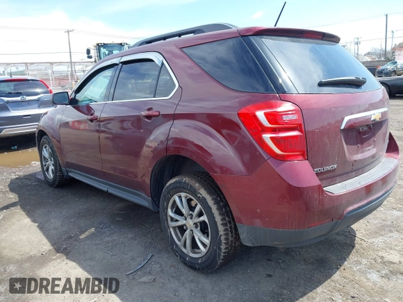 2017 Chevrolet Equinox LT with VIN 2GNALCEK5H1601189, listed as a IAAI auction lot 42038012 with 91,834 mi miles. Bid and sale history available at carsss.com. Image 3.