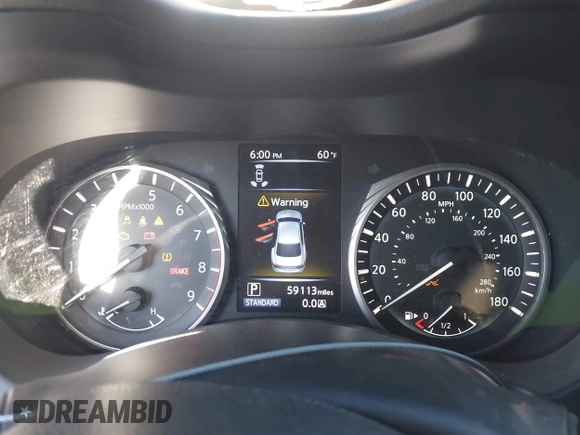 2021 Infiniti Q50 Red Sport 400 with VIN JN1FV7DP3MM850783, listed as a IAAI auction lot 41335175 with 59,113 mi miles and . Bid and sale history available at DreamBid. Image 7.