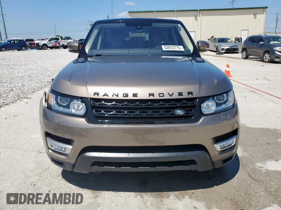 2016 Land Rover Range Rover Sport HSE with VIN SALWR2VFXGA545189, listed as a Copart auction lot 53912775 with 88,310 mi miles and Salvage Title. Bid and sale history available at DreamBid. Image 5.