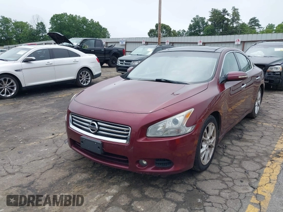 2013 Nissan Maxima SV with VIN 1N4AA5AP9DC825734, listed as a IAAI auction lot 42375819 with 164,735 mi miles and . Bid and sale history available at DreamBid. Image 2.