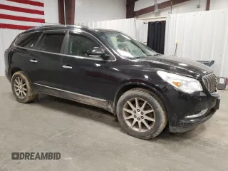 2016 Buick Enclave Leather with VIN 5GAKVBKD6GJ303280, listed as a Copart auction lot 49962345 with 175,435 mi miles and Salvage Title. Bid and sale history available at DreamBid. Image 4.