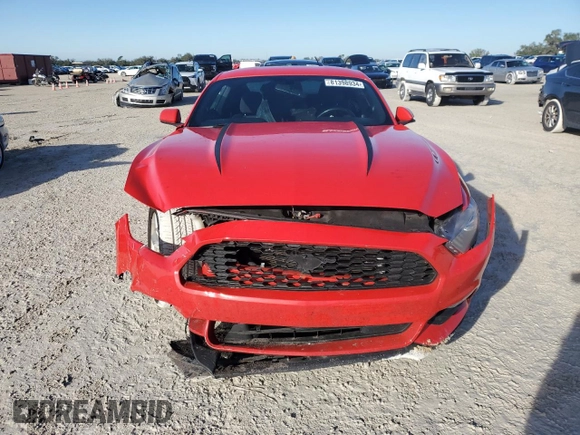 2017 Ford Mustang V6 with VIN 1FA6P8AM9H5289843, listed as a Copart auction lot 81398934 with 88,082 mi miles and Salvage title. Bid and sale history available at DreamBid. Image 5.