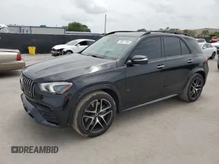 2022 Mercedes-Benz GLE 53 AMG z VIN 4JGFB6BB2NA589555, wystawiony jako Copart lot #59817755 z przebiegiem 60 389 mil mil oraz Czysty tytuł • Clean title. Historia ofert i sprzedaży dostępna na DreamBid. Obrazek 1.
