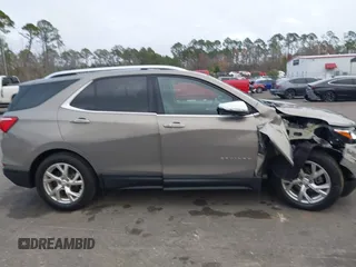 2018 Chevrolet Equinox Premier with VIN 3GNAXMEV7JS547991, listed as a IAAI auction lot 41208640 with 98,879 mi miles. Bid and sale history available at carsss.com. Image 13.