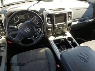 2015 Ram 1500 Big Horn with VIN 1C6RR6GT8FS735667, listed as a Copart auction lot 48183395 with 184,814 mi miles and Salvage Title. Bid and sale history available at carsss.com. Image 8.