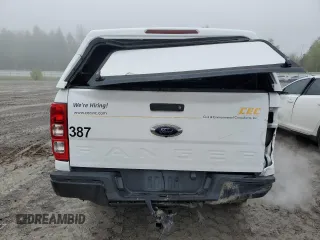 2020 Ford Ranger XL with VIN 1FTER4FH6LLA64756, listed as a Copart auction lot 55722235 with 82,537 mi miles and Salvage title. Bid and sale history available at DreamBid. Image 6.