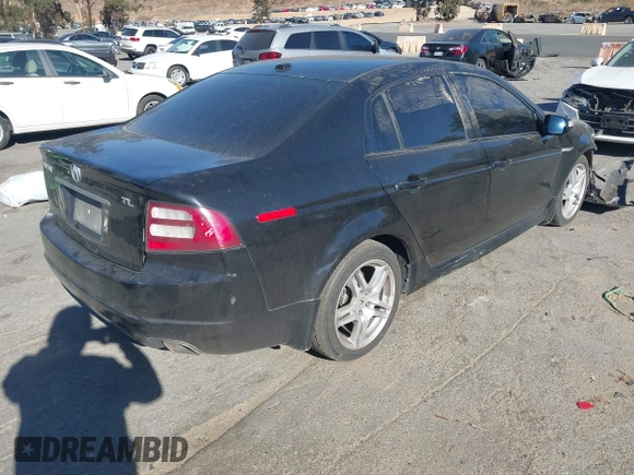 2008 Acura TL with VIN 19UUA66208A044355, listed as a IAAI auction lot 41377578 with 197,863 mi miles. Bid and sale history available at carsss.com. Image 4.