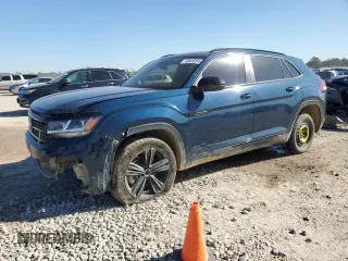 2023 Volkswagen Atlas SEL with VIN 1V2SE2CA1PC222936, listed as a Copart auction lot 48410245 with 31,223 mi miles and Salvage title. Bid and sale history available at DreamBid. Image 1.