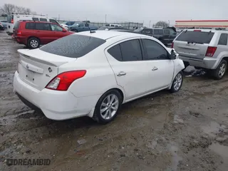 2017 Nissan Versa Sedan SV with VIN 3N1CN7AP1HL856590, listed as a IAAI auction lot 41555911 with 198,837 mi miles. Bid and sale history available at carsss.com. Image 4.