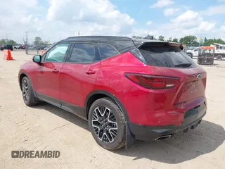 2024 Chevrolet Blazer RS with VIN 3GNKBKRS1RS193064, listed as a IAAI auction lot 42240754 with 15,328 mi miles and . Bid and sale history available at DreamBid. Image 3.