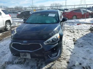 2015 Kia Cadenza Premium with VIN KNALN4D72F5181818, listed as a IAAI auction lot 41358864 with 113,460 mi miles. Bid and sale history available at carsss.com. Image 12.