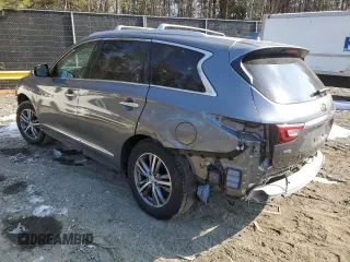 2020 Infiniti QX60 Pure with VIN 5N1DL0MM3LC517118, listed as a Copart auction lot 84210024 with 44,971 mi miles and Salvage title. Bid and sale history available at DreamBid. Image 2.