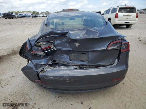 2023 Tesla Model 3 with VIN 5YJ3E1EA9PF619715, listed as a Copart auction lot 47414745 with 37,276 mi miles and Salvage Title. Bid and sale history available at carsss.com. Image 6.