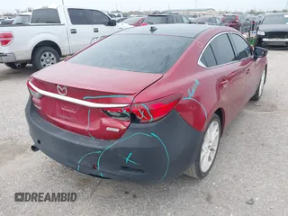 2014 Mazda 6 i Grand Touring with VIN JM1GJ1W57E1108539, listed as a IAAI auction lot 41749387 with Not Provided miles. Bid and sale history available at carsss.com. Image 4.