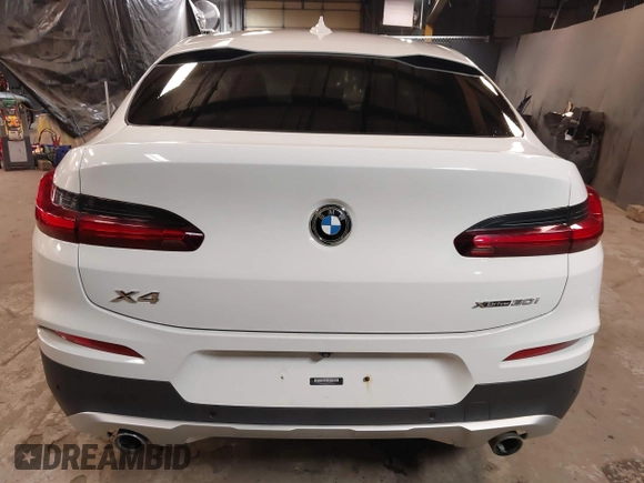 2020 BMW X4 xDrive30i with VIN 5UX2V1C08LLE68011, listed as a IAAI auction lot 41389958 with 119,391 mi miles. Bid and sale history available at carsss.com. Image 16.