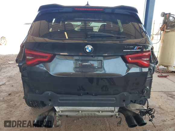 2020 BMW X3 M Competition with VIN 5YMTS0C0XL9B25357, listed as a Copart auction lot 62600425 with 48,810 mi miles and Salvage title. Bid and sale history available at DreamBid. Image 6.