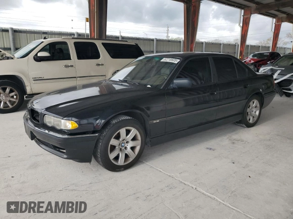 2001 BMW 7 Series 740i с VIN WBAGG83441DN86975, выставлен на аукционе Copart как лот 52218605 с пробегом 193 846 миль миль и Чистый • Clean title. История ставок и продаж доступна на DreamBid. Изображение 1.