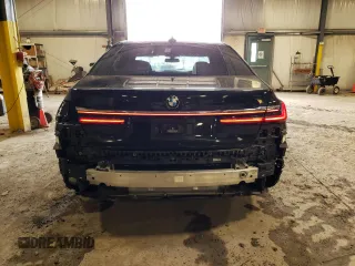 2020 BMW 7 Series 740i with VIN WBA7T2C04LGL17530, listed as a Copart auction lot 62039783 with 47,958 mi miles. Bid and sale history available at carsss.com. Image 6.