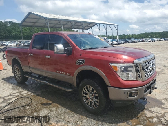 2017 Nissan Titan Pro-4X z VIN 1N6BA1F43HN562363, wystawiony jako Copart lot #58604115 z przebiegiem 102 412 mil mil oraz Czysty tytuł • Clean title. Historia ofert i sprzedaży dostępna na DreamBid. Obrazek 4.