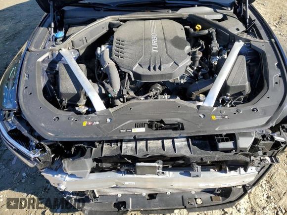 2023 Genesis G70 3.3T with VIN KMTG54TE9PU110984, listed as a Copart auction lot 79218944 with 16,702 mi miles and Salvage title. Bid and sale history available at DreamBid. Image 11.