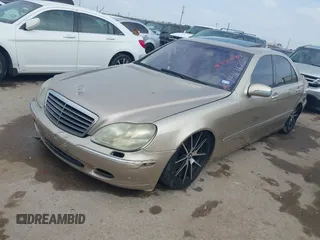 2001 Mercedes-Benz S 320/430/500 with VIN WDBNG70J31A161620, listed as a IAAI auction lot 41530784 with 134,673 mi miles and . Bid and sale history available at carsss.com. Image 2.