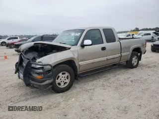 2002 Chevrolet Silverado 1500 LT with VIN 2GCEK19T621226294, listed as a Copart auction lot 45896795 with 100,822 mi miles and Salvage Title. Bid and sale history available at DreamBid. Image 1.