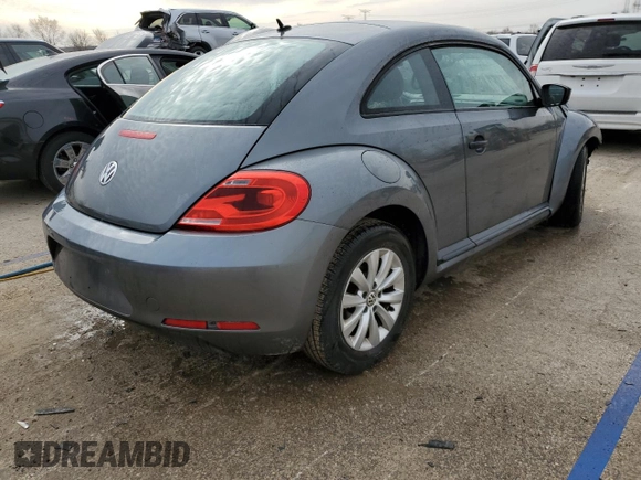 2013 Volkswagen Beetle Entry with VIN 3VWFP7AT5DM654189, listed as a Copart auction lot 49530875 with 124,901 mi miles and Salvage Title. Bid and sale history available at DreamBid. Image 3.