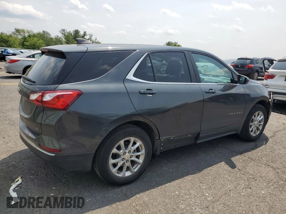 2021 Chevrolet Equinox LT with VIN 3GNAXKEV8ML391995, listed as a Copart auction lot 60400895 with 95,315 mi miles and Salvage title. Bid and sale history available at DreamBid. Image 3.